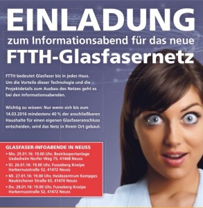 Infoveranstaltung Glasfaserausbau