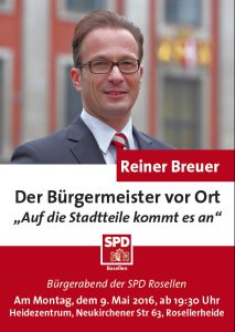 Plakat Reiner Breuer