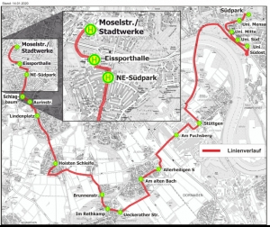 Linienplan SB53